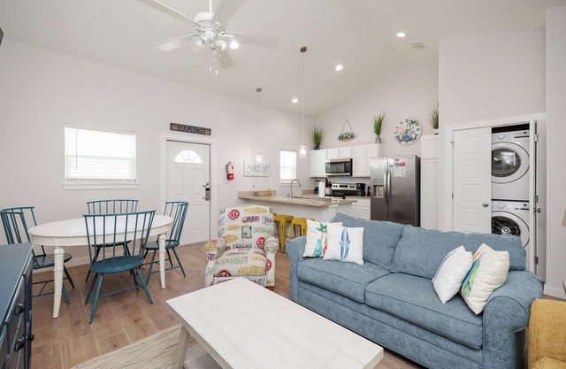 Chic Beach Escape: Resort Living, Private Outdoor Space, Short Walk to Beach