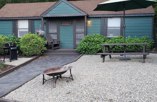 Chipmunk Cabin, Beautiful hand carved King Bed, Full Kitchen, plus AC! sleep 2