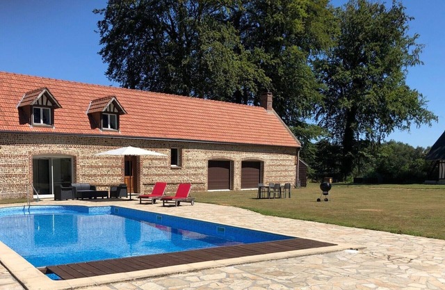 Clos Céleste - Campagne D'etretat - Piscine et spa - Chambre B