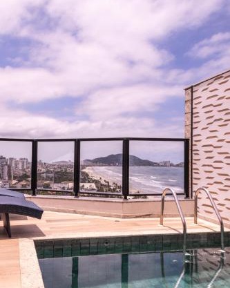 Cobertura Penthouse - vista maravilhosa mar e piscina privativa