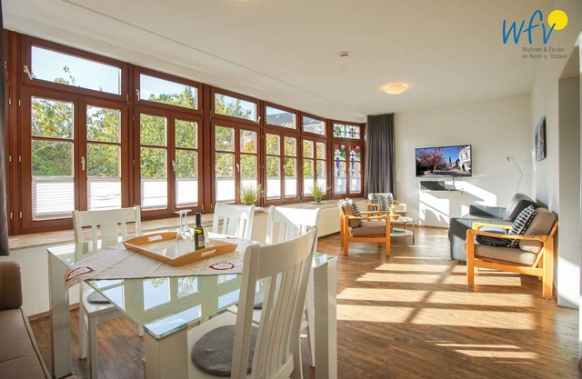 Comfortable Kaptain vacation apartment in the Villa van Harten on Borkum