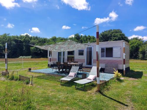 Comme Chez Toi Mobile-home dans camping à la ferme