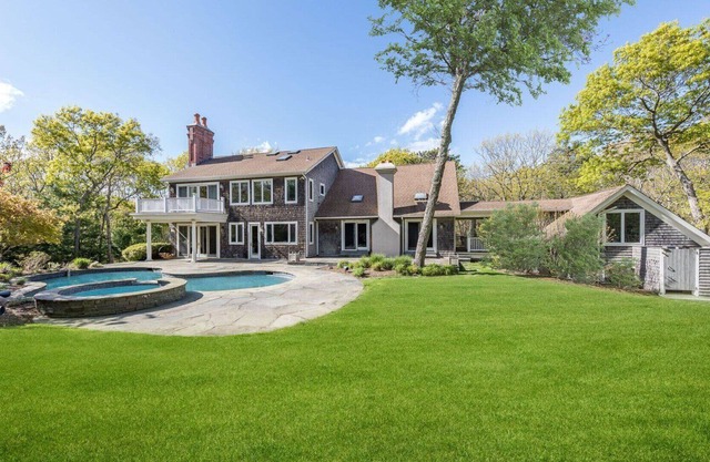 Contemporary estate, Gunite pool and spa, multiple private balconies, ample...