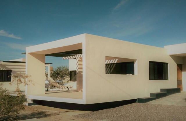 Contemporary house with pool near the beach