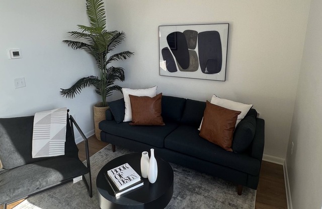 Convenient loft with gated parking & 24/7 gym