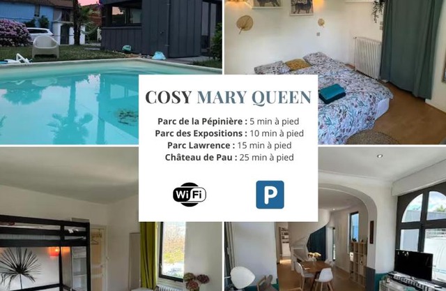 Cosy Mary Queen - T4 - Maison avec piscine
