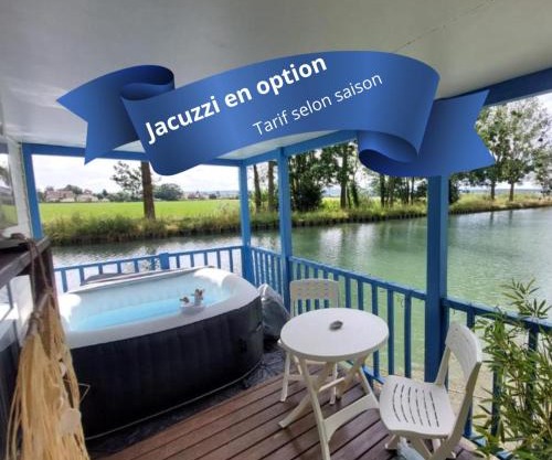 Cottage flottant Terrasse Nature près Dijon