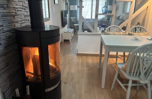 Cottage in Center of Pont-d’Ouilly, Calvados, Normandy, France.