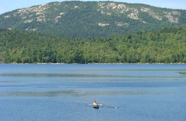 Cottage with Private Beach! Views of Lake, Mountains and Sunset! Near Acadia NP!