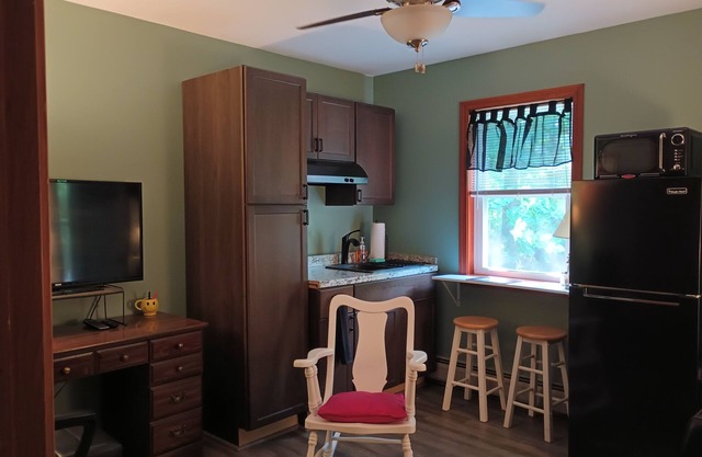 Cozy 1 bedroom efficiency in a forest-like setting near Lake George and Saratoga