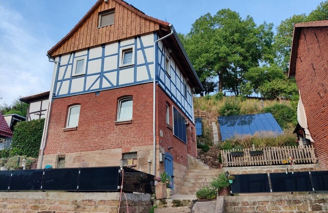 Cozy half-timbered house in the low mountain range of Hesse Thuringia