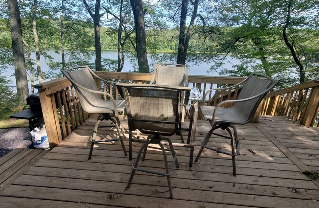 Cozy lake cabin in Delton Michigan, heat, air and wifi.
