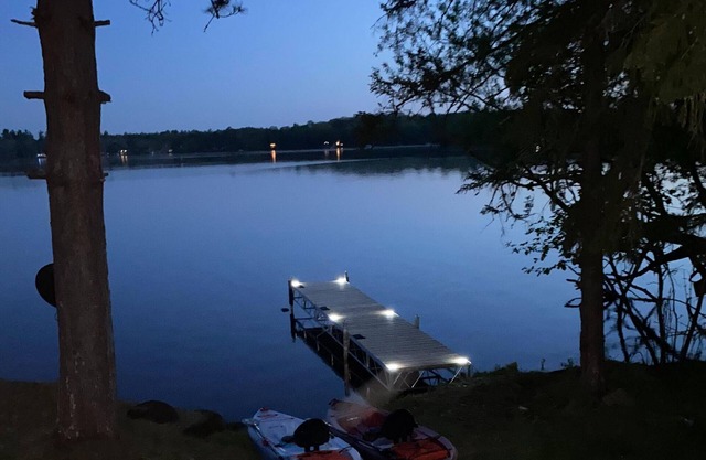 Cozy lakefront home on Dowling Lake, Superior WI. Private dock w/Kayaks.