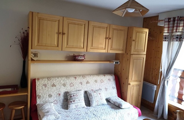 Cozy studio with balcony, parking and ski-in/ski-out access in Saint-Jean-d'Aulps
