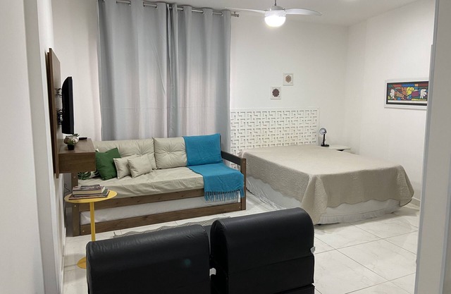 Cozy studio on the sand 50m from the sea Edif. Ouro Preto and Sabará