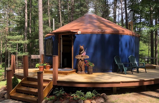 Cozy Yurt close to Birkie Start: Cable