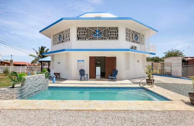 Create unforgettable memories at our unique hexagonal villa with private pool.