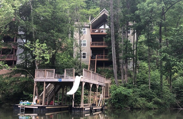 Crescent Moon at Lakeside Estates; Double Decker Dock w/Slide; Hot Tub