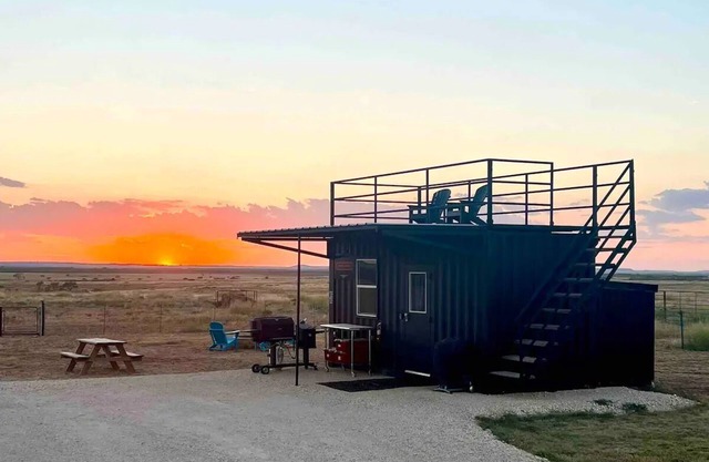 Cute Container Cabin on Ranch w/90 Rescue Donkeys