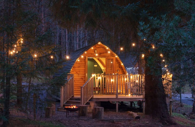 Deluxe Cosy Cabin in the Scottish Highlands