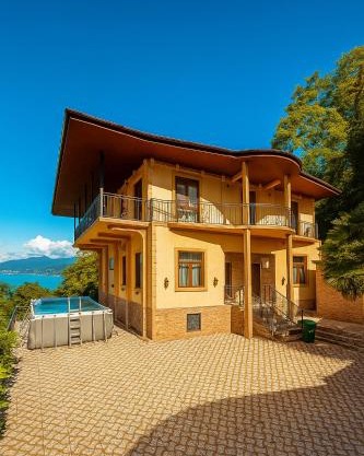 Deluxe Villa with Mountain and Sea View