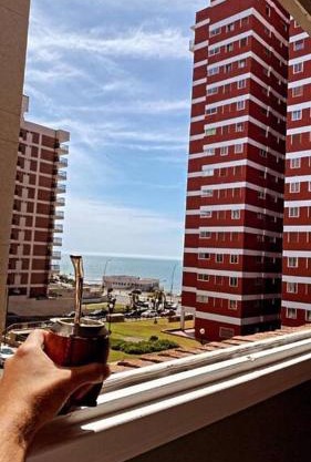 Departamento 3 ambientes vista al mar en Playa Grande con cochera cubierta