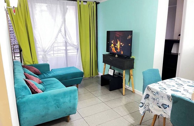 Departamento en Santiago centreo full equipado, dos dormitorios, dos baños.