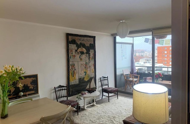 Departamento luminoso a pasos del Barrio Italia con vista a la cordillera