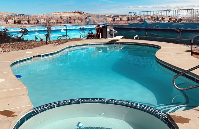 Desert Beach House with a Mountain View - Private Pool and Hot Tub!