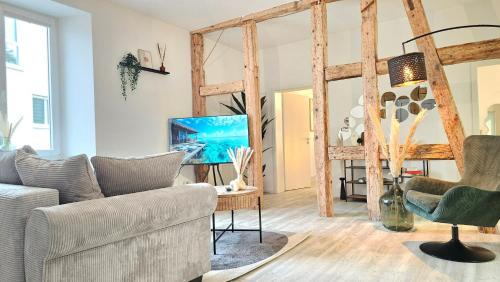 Design-Apartment I Boxspring I Nespresso I Balkon I Basel 10 km I Parkplatz