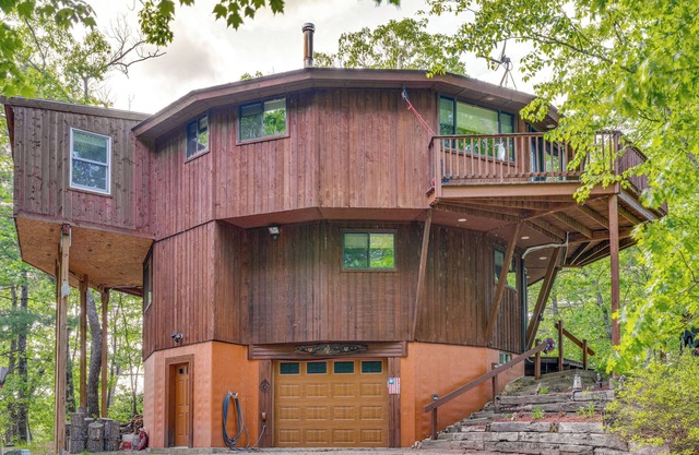 Dock & Beach Access: Scenic Lake Ossipee Cabin!