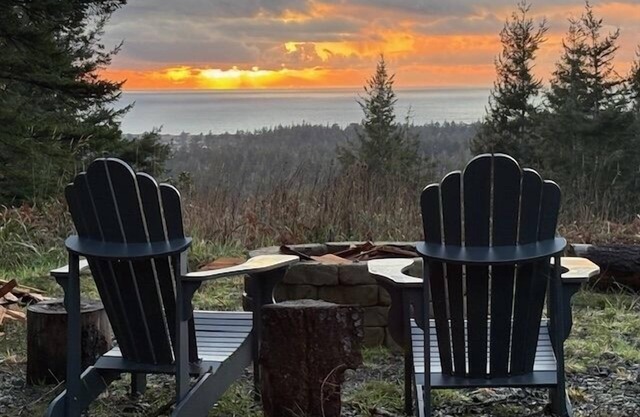 Dog-friendly cabin tucked Into the trees with WiFi, washer/dryer, & ocean views