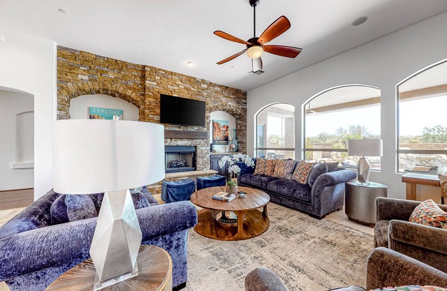 Dog-Friendly Desert Oasis w/a Gourmet Kitchen, Private Pool, & Putting Green