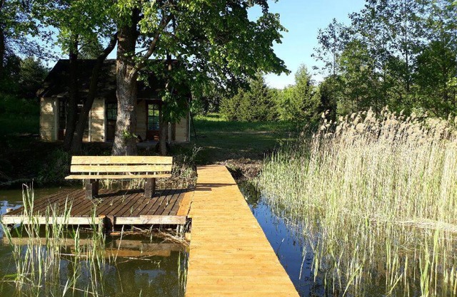 Domek na Skraju Wsi dostęp do jeziora UBLIK