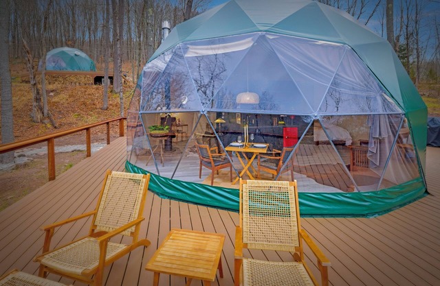 Domes at Catskills a lakefront glamping adventure for adults