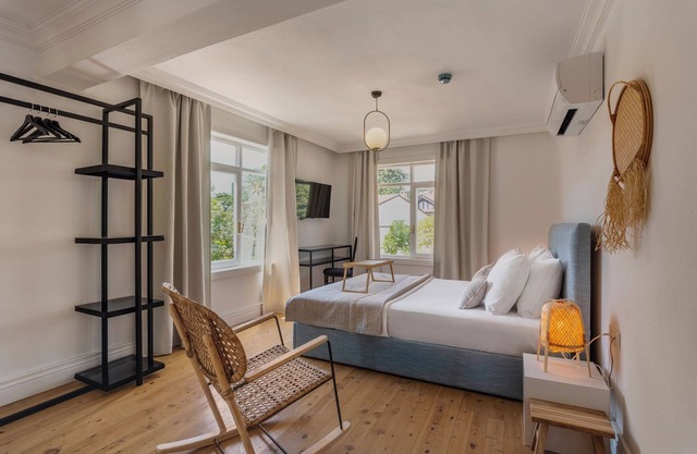 Double room at beachside Oldtown Antalya