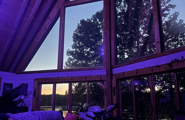 Dream A-Frame Cabin on the Hudson with heated pool and dock! Sleeps 10; Pets ok!
