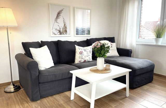 DS3 - Nordic-style vacation apartment close to the beach for up to 6 people