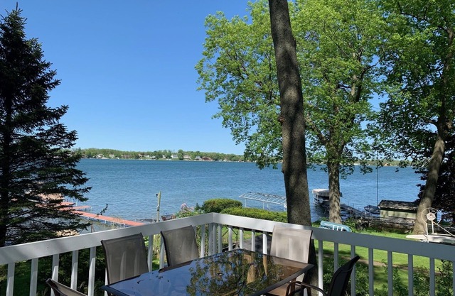 EAGLE LAKE FRONT with best views of the lake and sandy beach.
