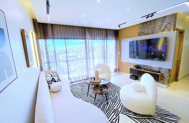 Elegant and luxurious modern apartment, designed to offer a magic experience.