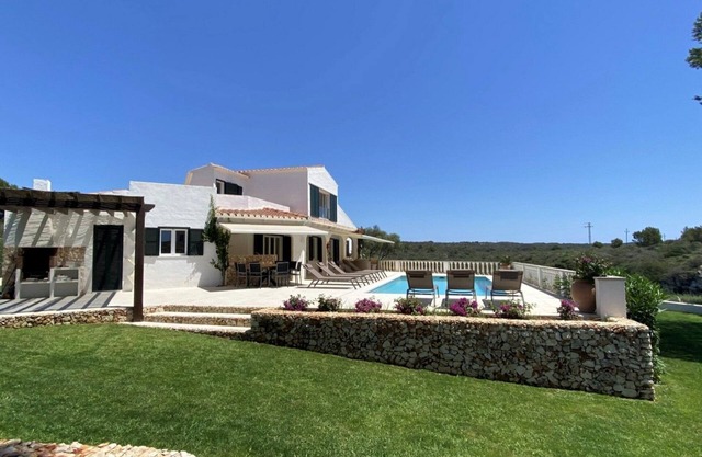 Elegant Menorcan Villa | La Casa Noble | 4 Bedrooms | Sea Views | Private Pool.
