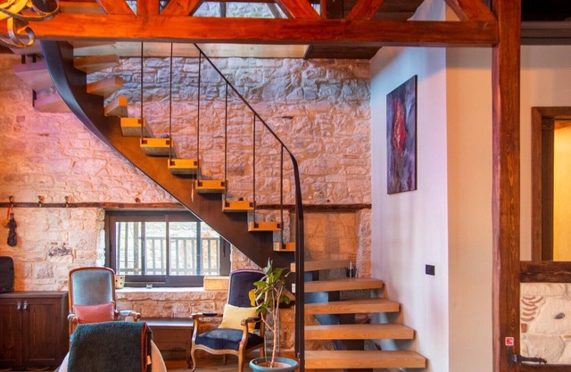 Enchanting Stone House in Urla with Backyard