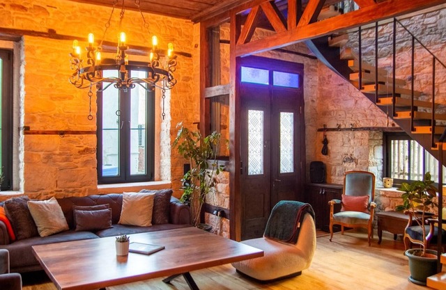 Enchanting Stone House in Urla with Backyard