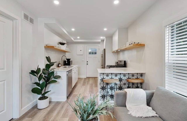 Enjoy a stylish experience at this unique, modern flat in Downtown Ferndale