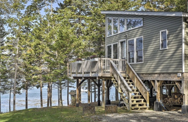 Enjoy the quiet, the calm, the sunset and the deck!