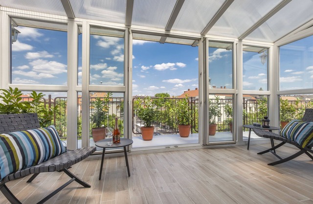 Enjoy your private terrace near City Park!