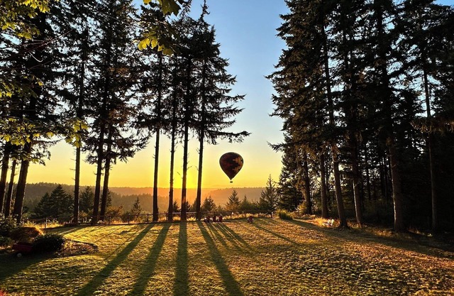 Enumclaw Plateau Panoramic Sunset View
