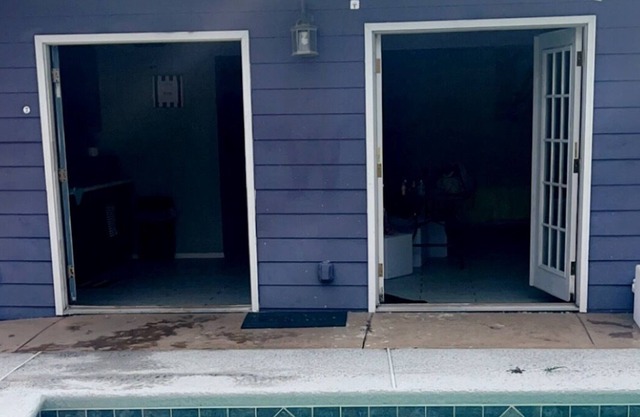 Envy’s lounge pool house