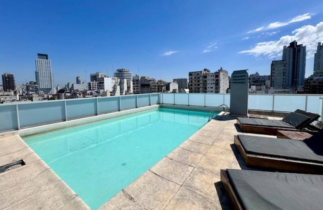 Estudio en Alto Palermo con Pileta y Laundry