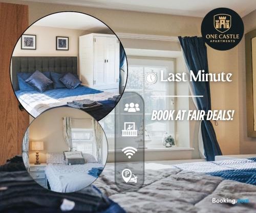 Exclusive Deals l Last-Minute Specials l Free Parking I Short term Booking l Garden I Sleeps Up to 6 l 3 Bed & 2 Bath I One Castle Apartments Short-lets and Serviced Accommodation